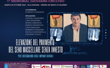 I° MEMORIAL GIOVANNI CRICCHIO. Elevazione del pavimento del seno mascellare senza innesto