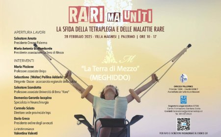 RARI MA UNITI: LA SFIDA DELLA TETRAPLEGIA E DELLE MALATTIE RARE
