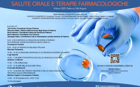 GIORNATA DI AGGIORNAMENTO: SALUTE ORALE E TERAPIE FARMACOLOGICHE