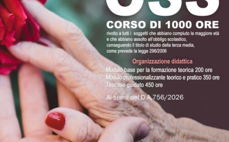 Apertura IscrizioniCorso per Operatore Socio Sanitario (OSS)