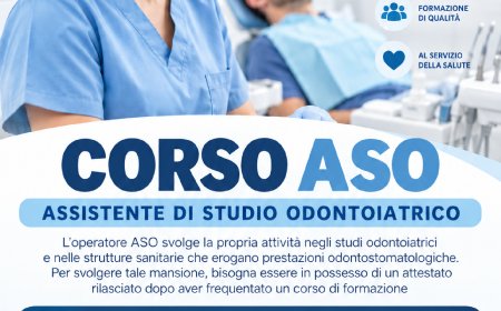 Corso ASO - Assistente di Studio Odontoiatrico: nuova edizione da novembre 2026